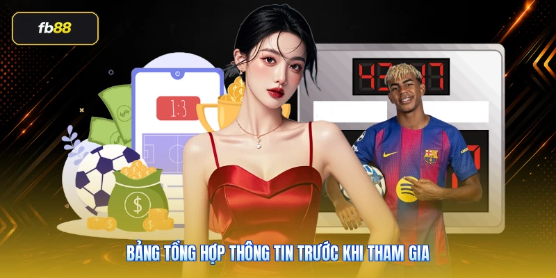 Bảng tổng hợp thông tin trước khi tham gia