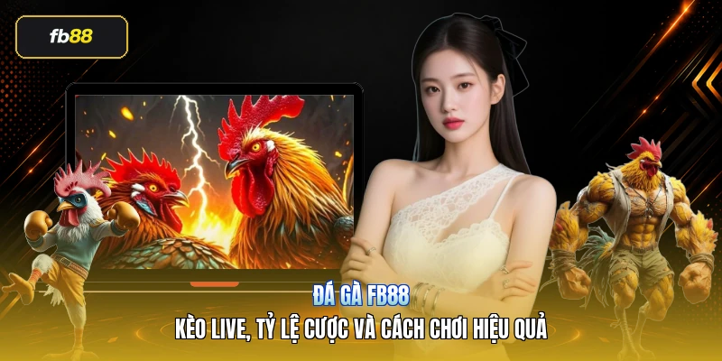 Đá Gà FB88 – Kèo Live, Tỷ Lệ Cược Và Cách Chơi Hiệu Quả
