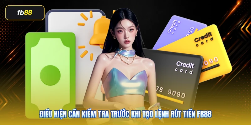 Điều kiện cần kiểm tra trước khi tạo lệnh rút tiền FB88